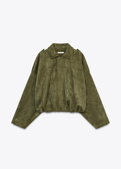 Loréane™ | Veste bomber effet daim