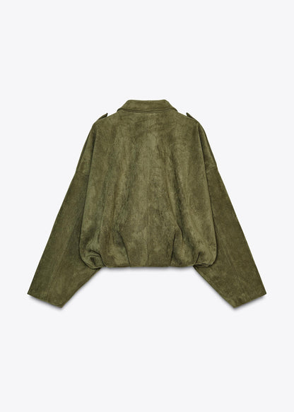 Loréane™ | Veste bomber effet daim
