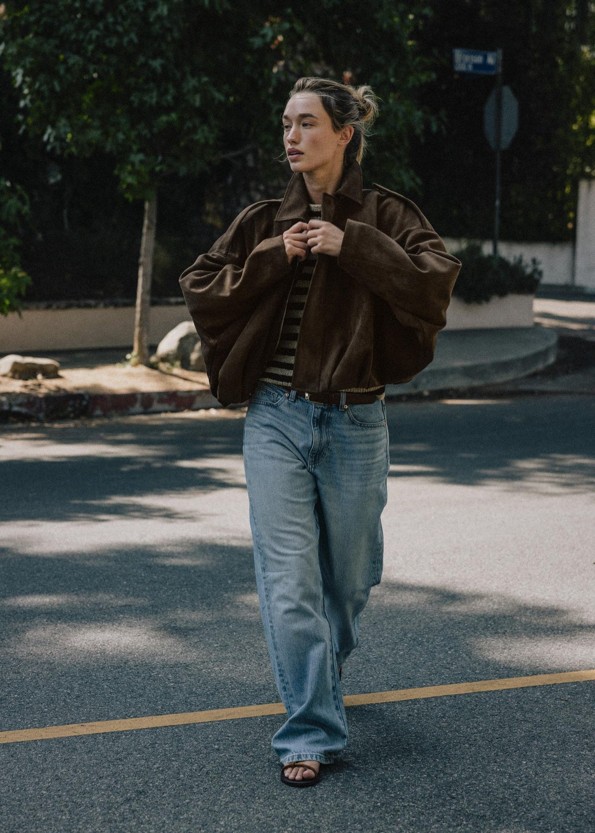 Loréane™ | Veste bomber effet daim