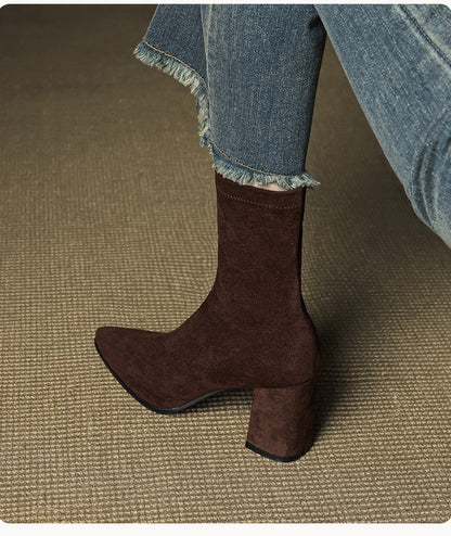 Lumina™ | Bottines Stretch à Talons