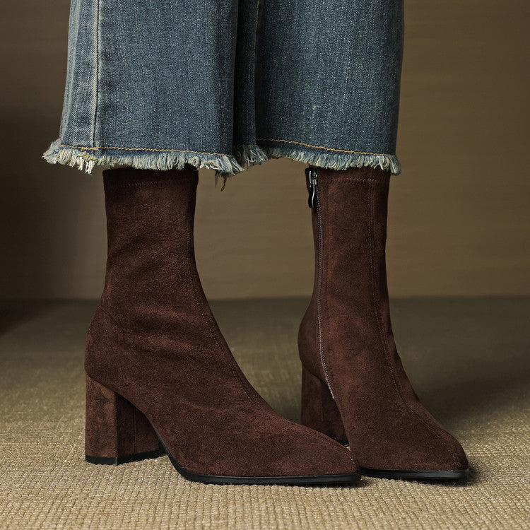 Lumina™ | Bottines Stretch à Talons