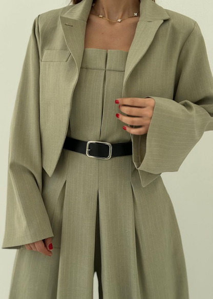 Classibeline™ | Ensemble Femme Bustier + Veste