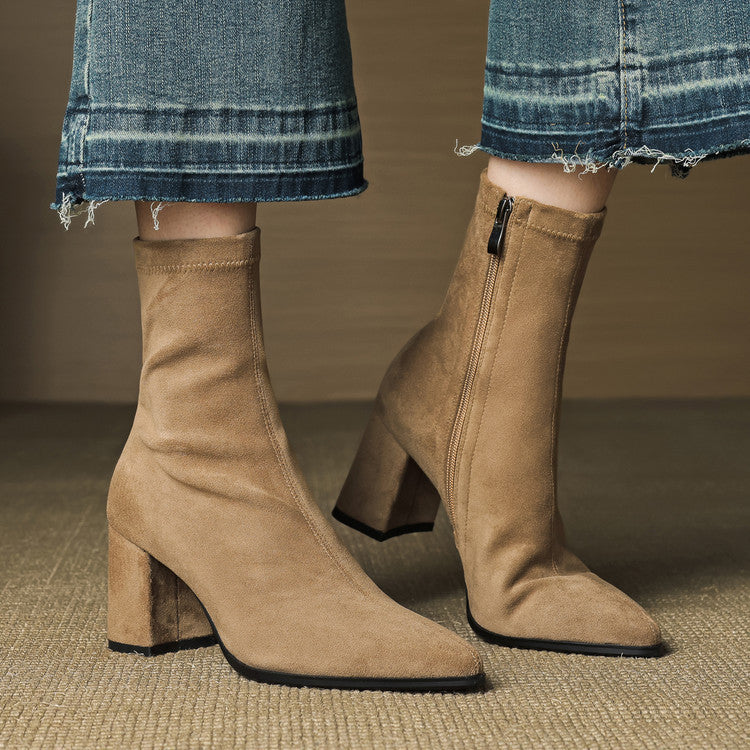 Lumina™ | Bottines Stretch à Talons