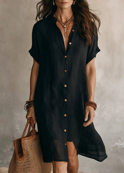 Noélya™ | Robe Chemise Minimaliste