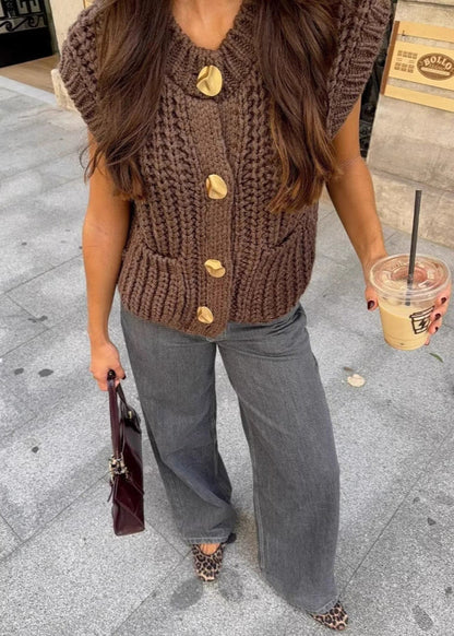 Lauriane™ | Top en Maille Épaisse