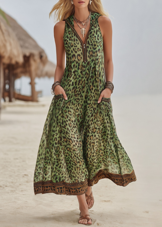Roaia™ | Robe bohème léopard élégante