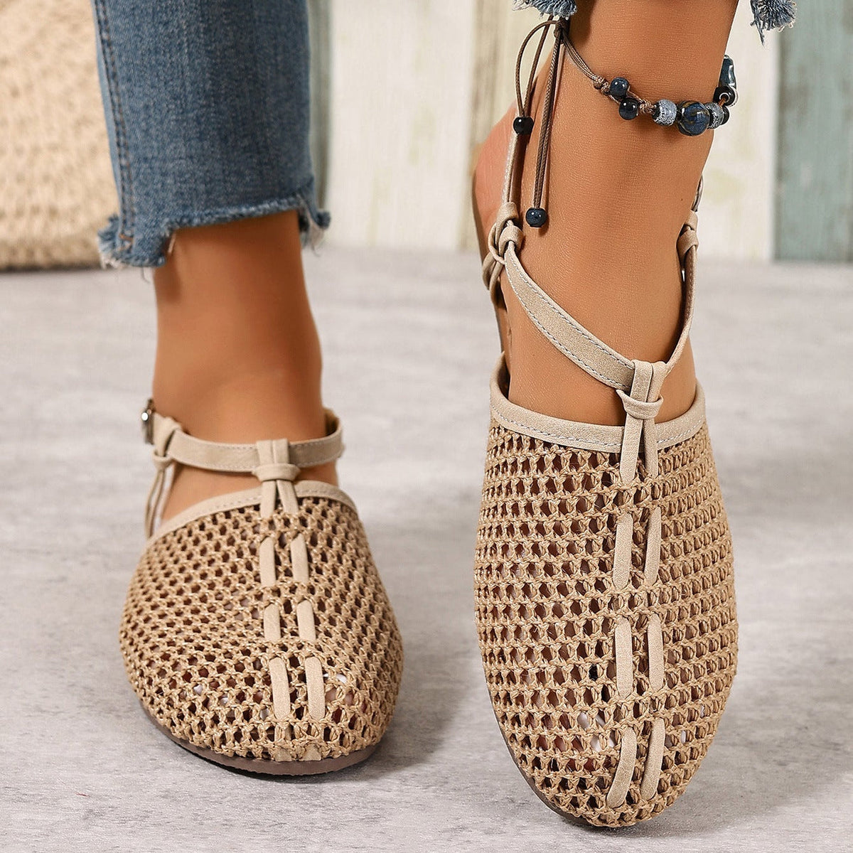 Élyse™ | Sandales Tressées Confort Estival