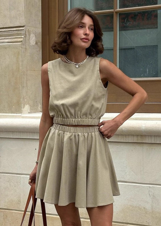 Ondine™ | Pull en lin ensemble