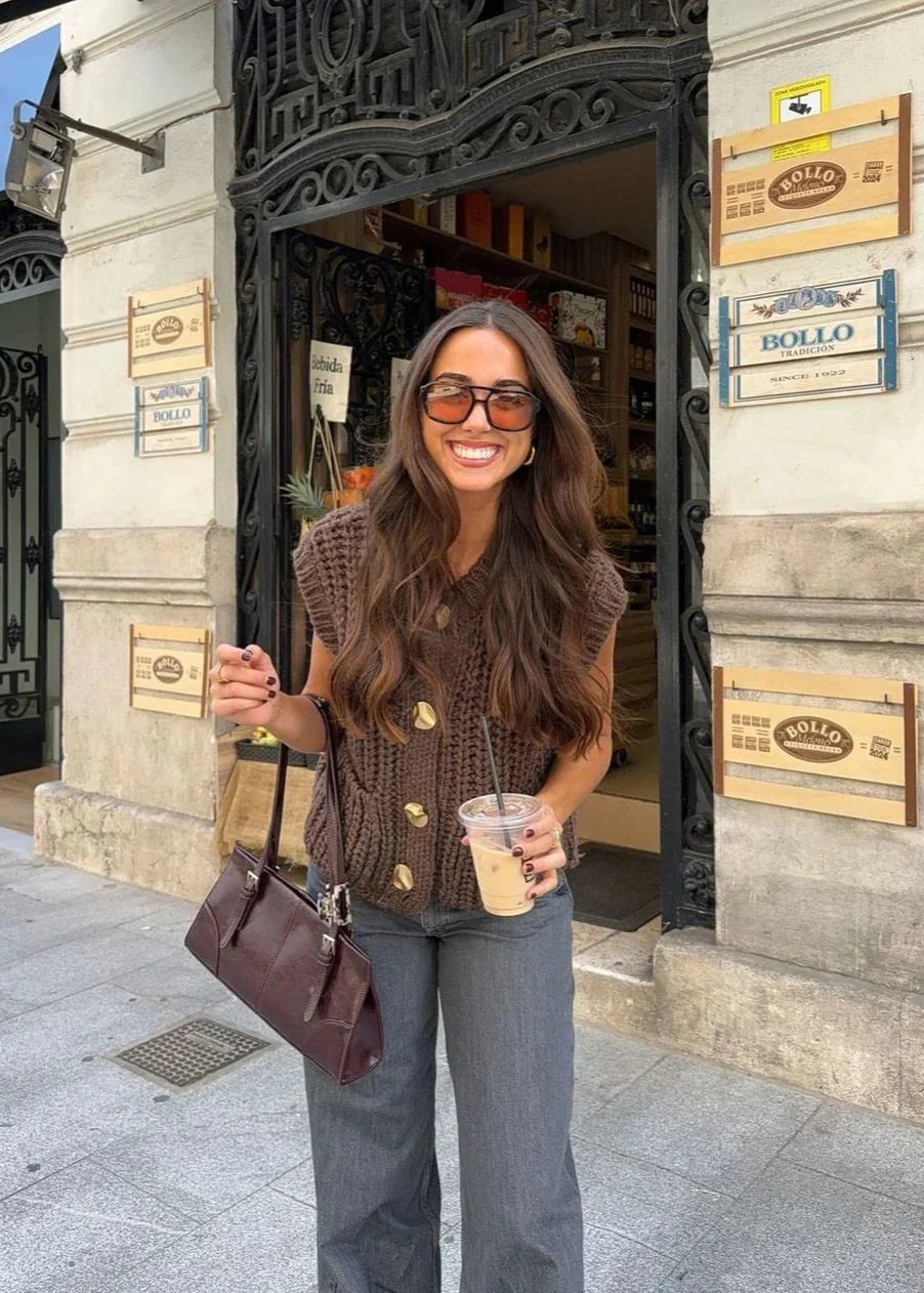 Lauriane™ | Top en Maille Épaisse