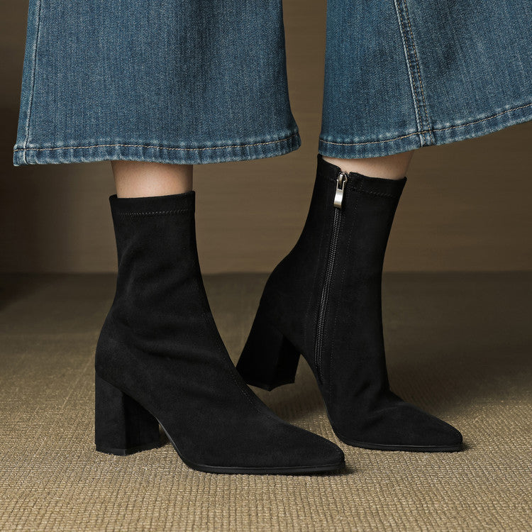 Lumina™ | Bottines Stretch à Talons