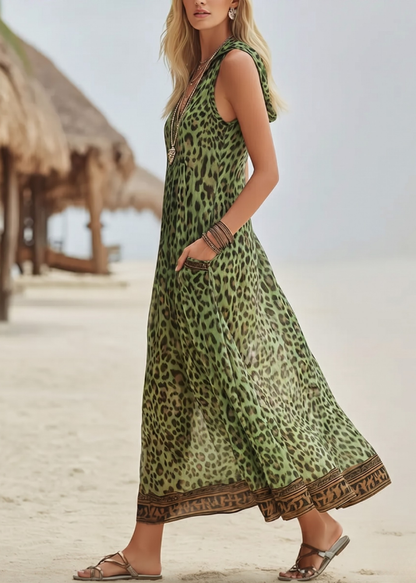 Roaia™ | Robe bohème léopard élégante