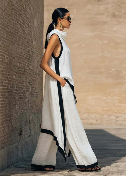 Léoria™ | Ensemble Fluide Asymétrique Élégant