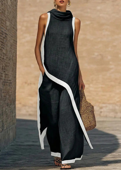Léoria™ | Ensemble Fluide Asymétrique Élégant
