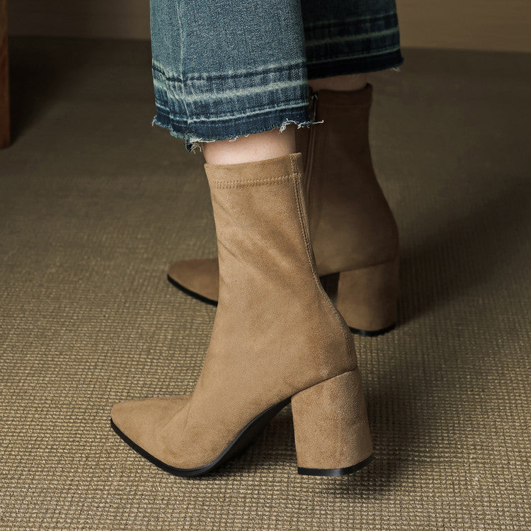Lumina™ | Bottines Stretch à Talons