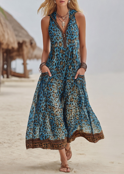 Roaia™ | Robe bohème léopard élégante