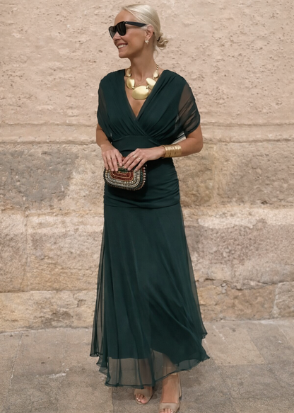 Lia™ | Robe Longue Fluide Élégante