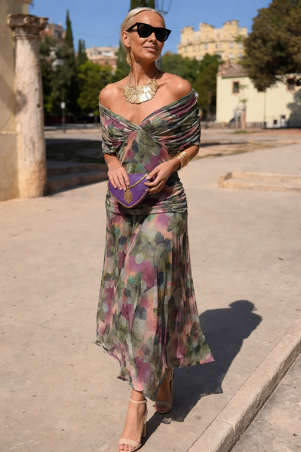 Lia™ | Robe Longue Fluide Élégante
