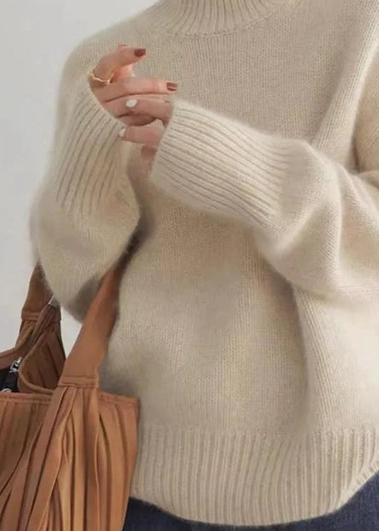 Roula™ | Pull Col Oversize en Cachemire