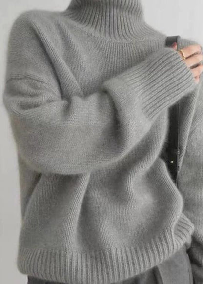 Roula™ | Pull Col Oversize en Cachemire