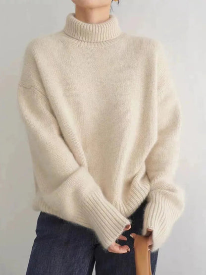 Roula™ | Pull Col Oversize en Cachemire