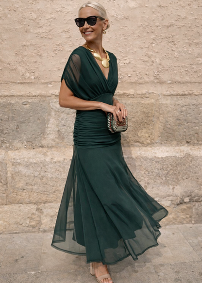 Lia™ | Robe Longue Fluide Élégante