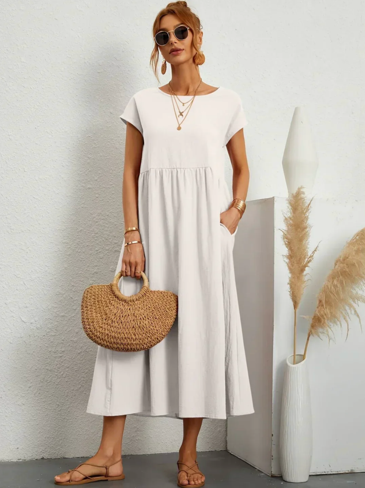 Linélia™ | Robe fluide intemporelle