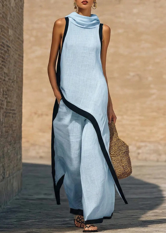 Léoria™ | Ensemble Fluide Asymétrique Élégant