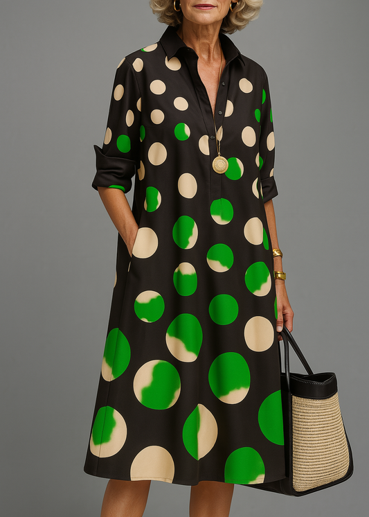 Althélia™ | Robe chemise midi élégante