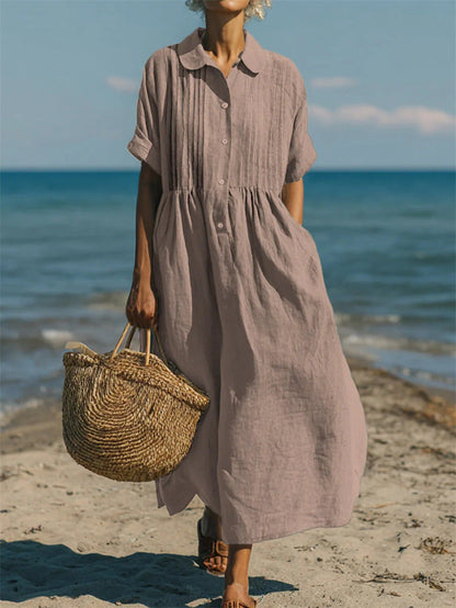 Zuria™ | Robe fluide en coton respirant