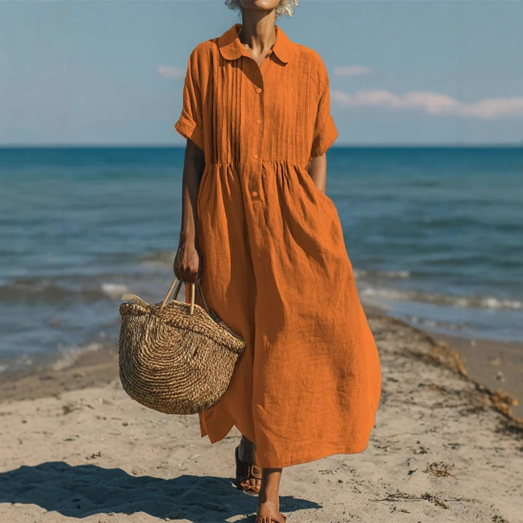 Zuria™ | Robe fluide en coton respirant