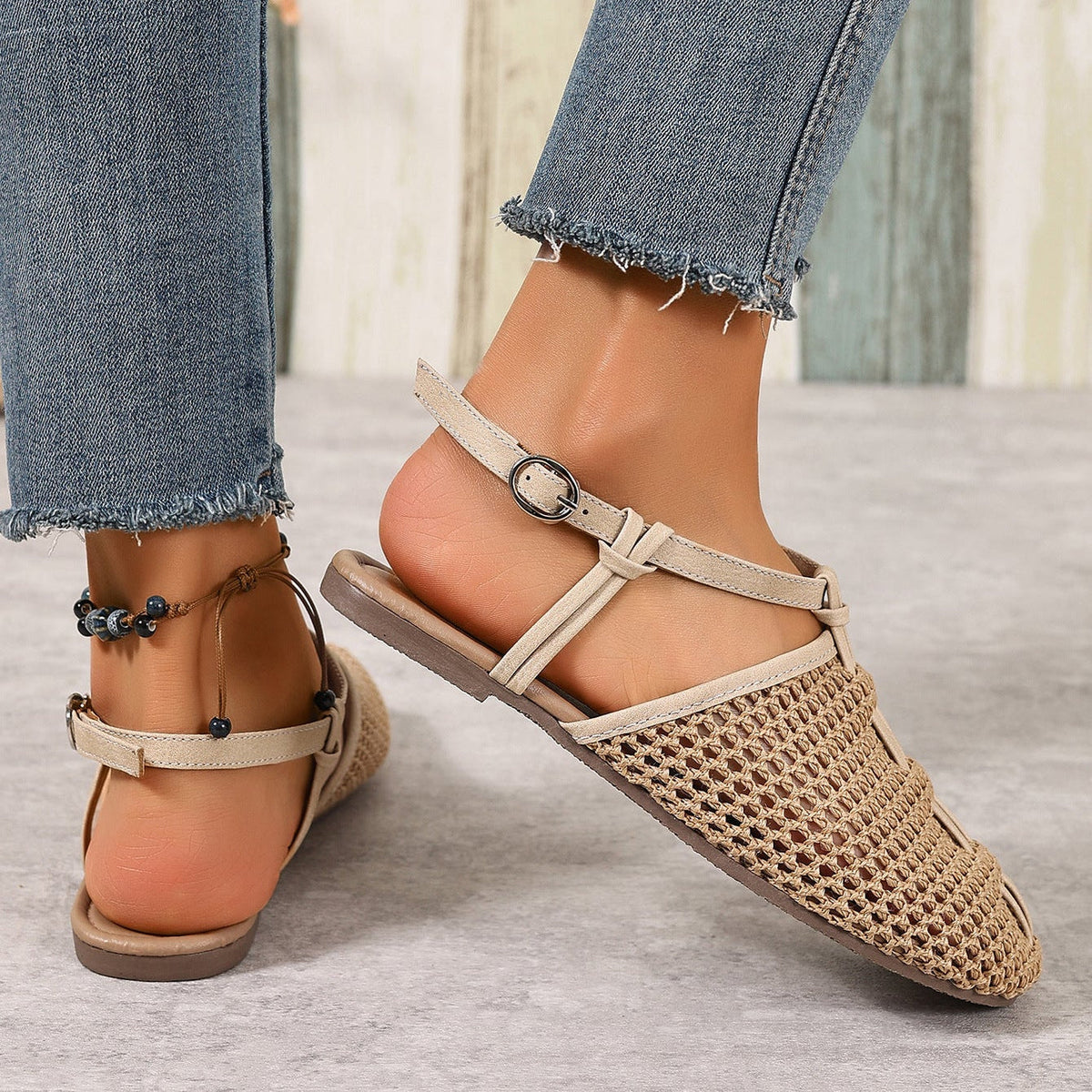 Élyse™ | Sandales Tressées Confort Estival