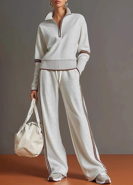 Apolline™ | Ensemble sporty chic rétro 2 pièces