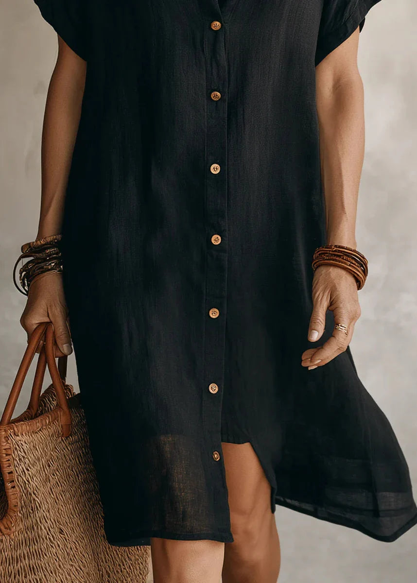 Noélya™ | Robe Chemise Minimaliste