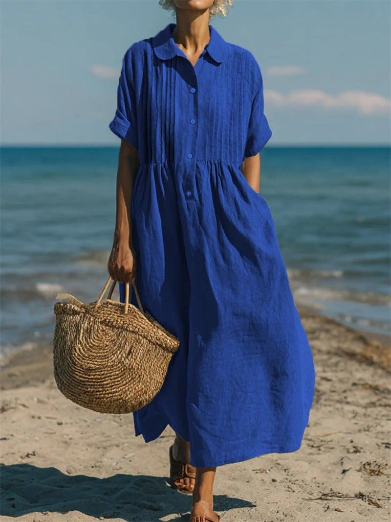 Zuria™ | Robe fluide en coton respirant