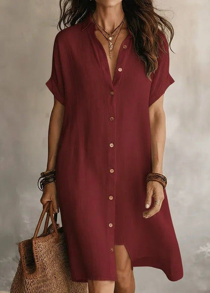 Noélya™ | Robe Chemise Minimaliste