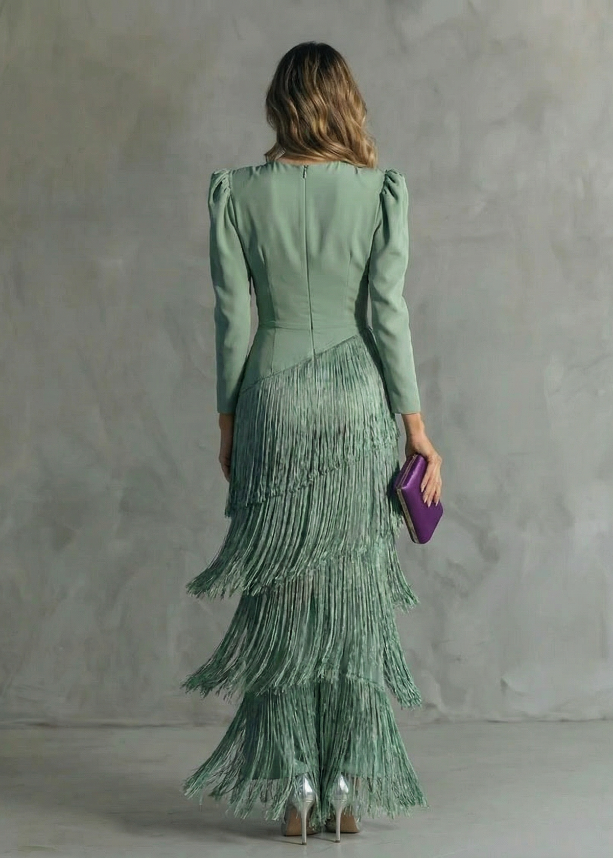 Claria™ | Robe Élégante à Franges