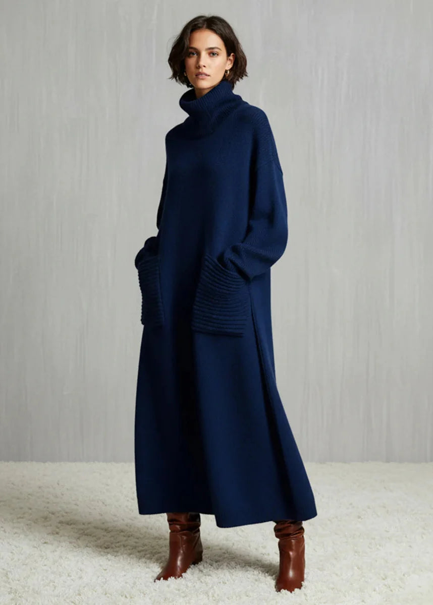 Éliane™ | Robe Maille Fluide Hiver