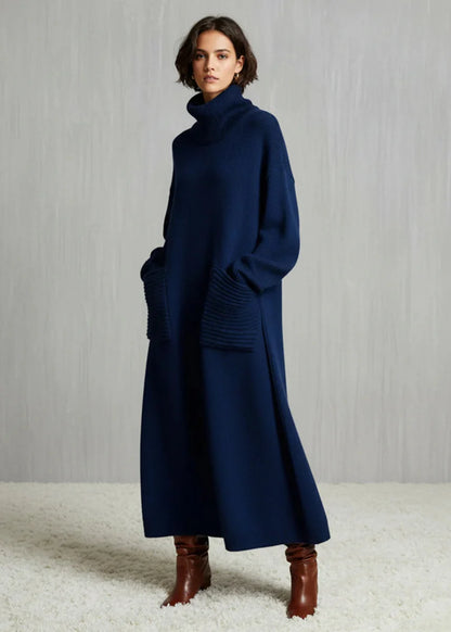 Éliane™ | Robe Maille Fluide Hiver
