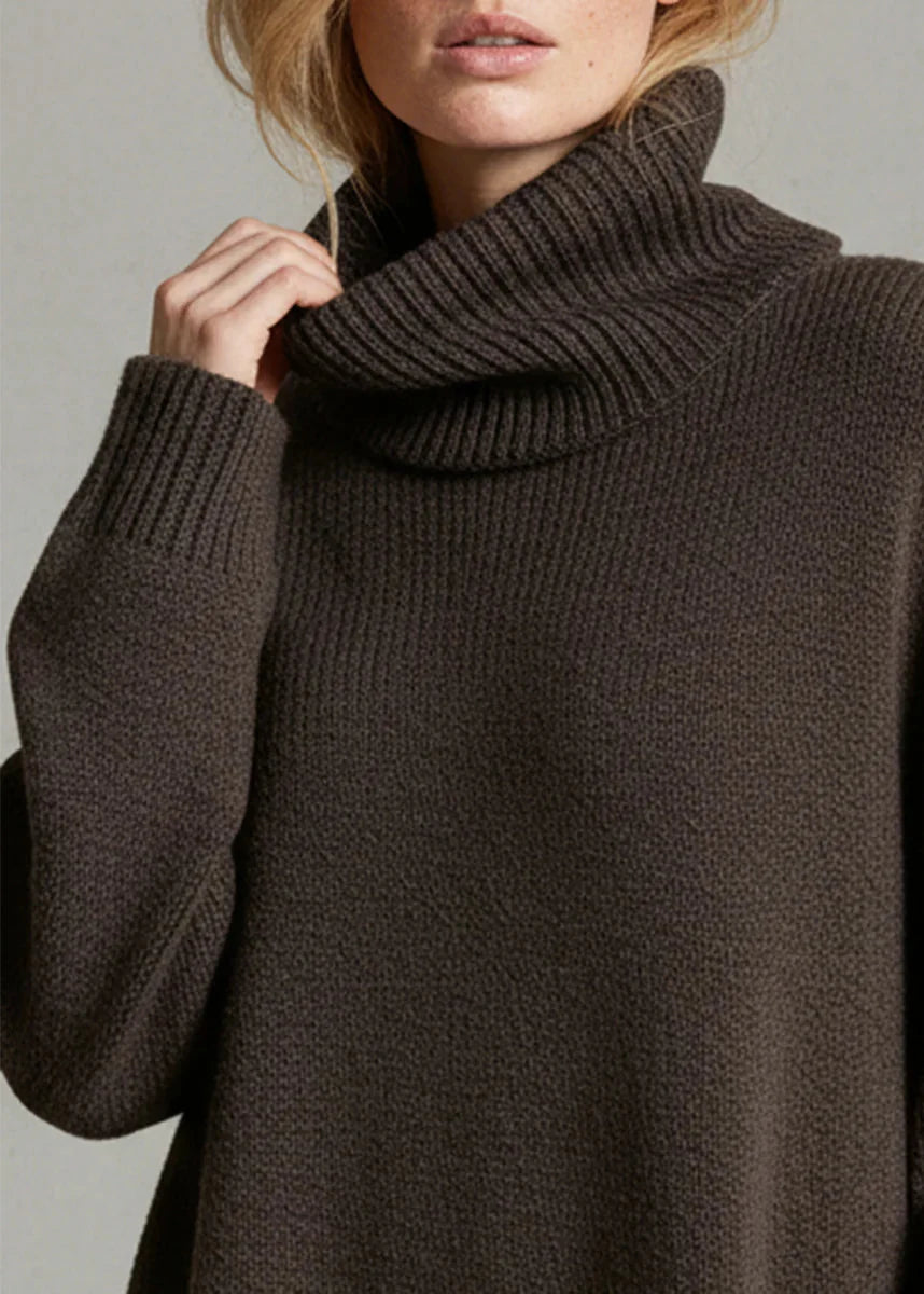 Éliane™ | Robe Maille Fluide Hiver