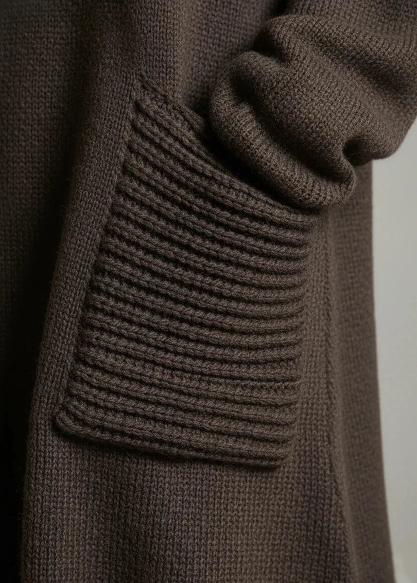 Éliane™ | Robe Maille Fluide Hiver