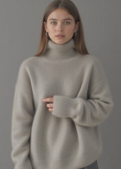 Roula™ | Pull Col Oversize en Cachemire