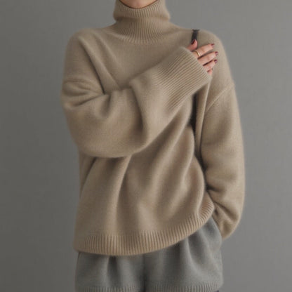 Roula™ | Pull Col Oversize en Cachemire