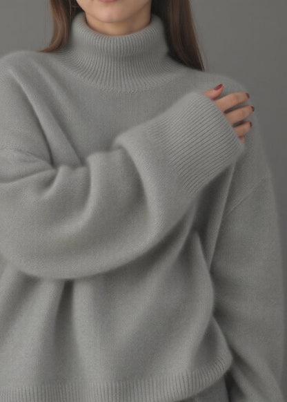 Roula™ | Pull Col Oversize en Cachemire