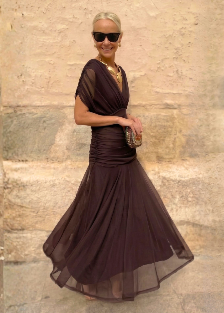 Lia™ | Robe Longue Fluide Élégante
